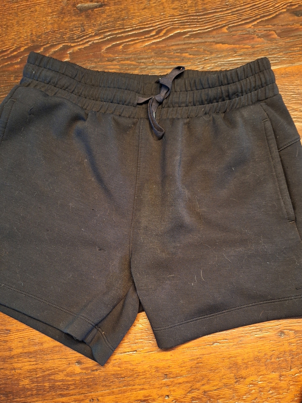 Members Mark Luxe Black Shorts